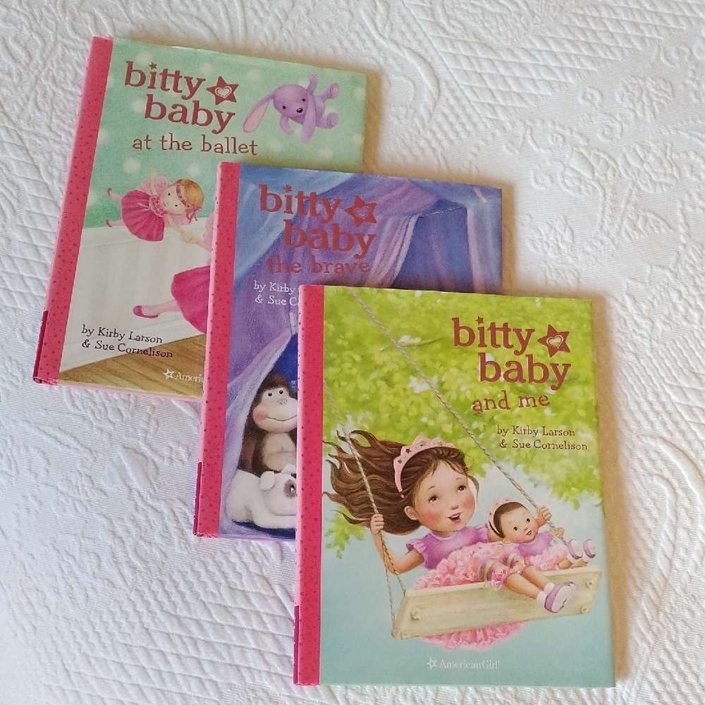 Bitty Baby Book Set with Pink Covers